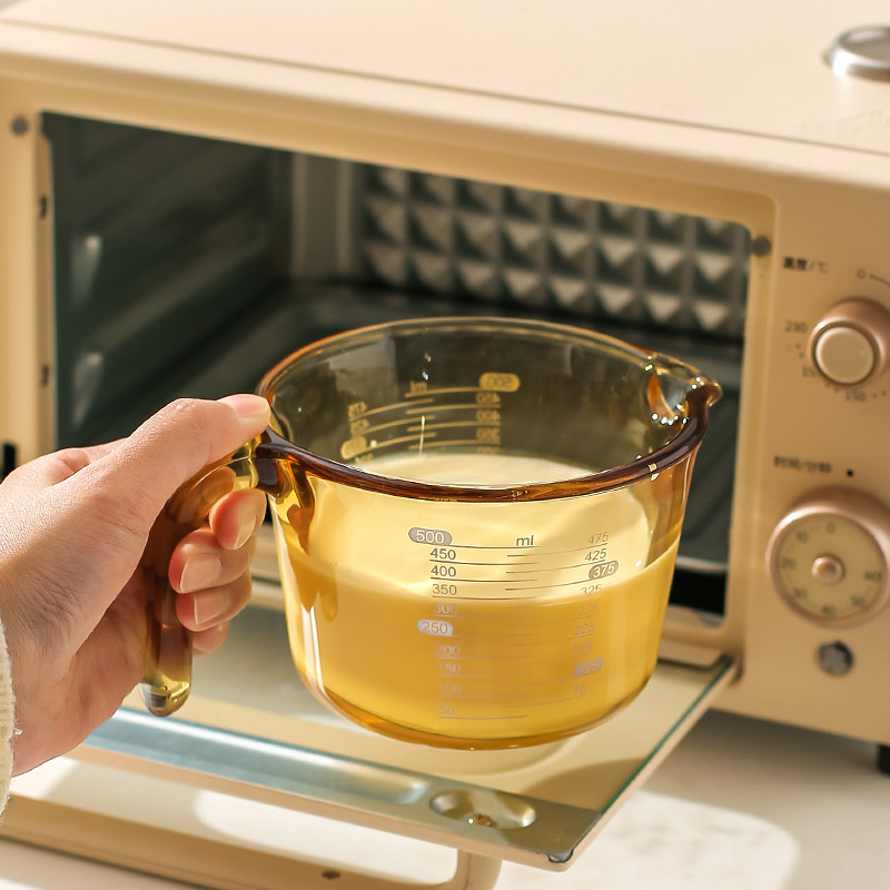 川岛屋过滤玻璃量杯带刻度厨房用食品级耐高温大容量烘焙打鸡蛋杯,淘宝优惠券,粉丝福利购,淘宝优惠卷
