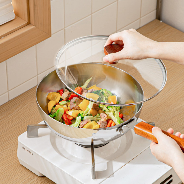 Kawashimaya uncoated small wok household non-stick iron pan