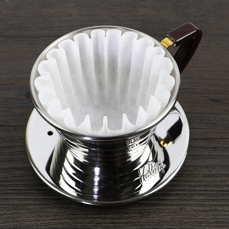 日本 KALITA 波纹蛋糕杯滤纸 origami折纸滤杯 155/185手冲咖啡机 - 图1