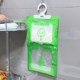 Moisture-absorbing desiccant wardrobe hanging room dehumidification bag