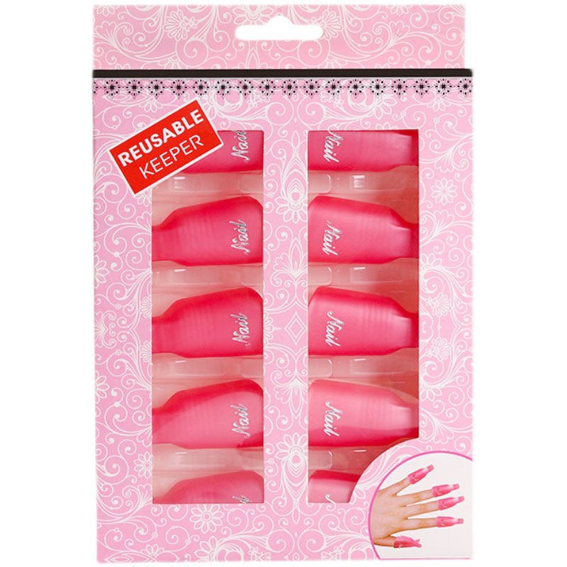 美甲店卸甲夹子专用锡纸工具套装重复用卸甲神器免锡纸卸甲套10个,淘宝优惠券,粉丝福利购,淘宝优惠卷