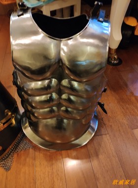 中世纪风肌肉金属铁防御穿戴盔甲