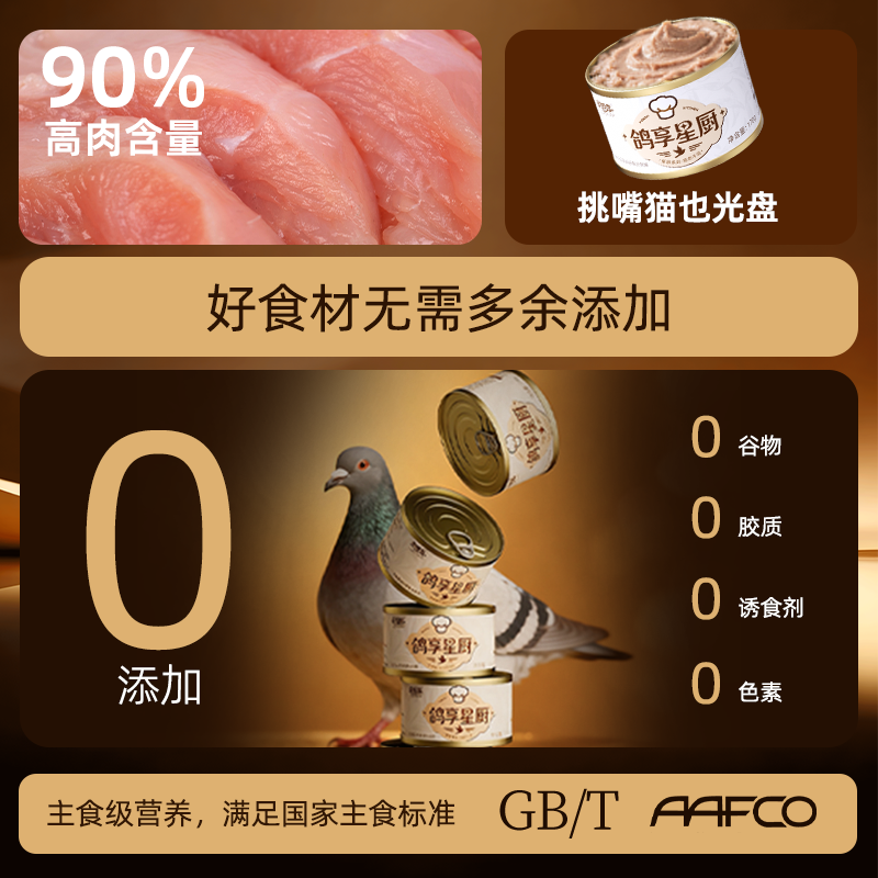 多特思全价猫主食罐鸽肉味幼猫成猫罐头主食高肉营养猫湿粮猫饭,淘宝优惠券,粉丝福利购,淘宝优惠卷