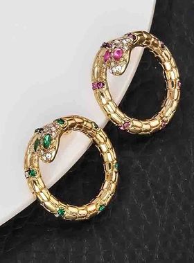 HTZS跨境蛇年丝巾扣高端2025新款固定打结扣配饰锁骨多功能装饰品