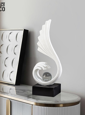 高级感钱程似锦摆件家居客厅玄关电视酒柜办公室装饰品轻奢高档