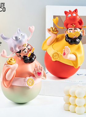 2026马年四喜财神招财摆件