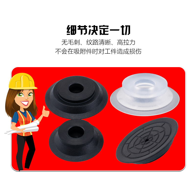 SMC薄型机械手吸盘 ZP2-B10MT/B15MT/B20MT/B25MT/B30MT 气动配件 - 图1