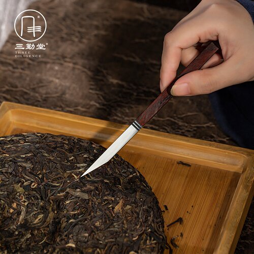 三勤堂四方茶刀 普洱茶锥手工撬茶器普洱茶针茶刀茶道配件S02028 - 图1