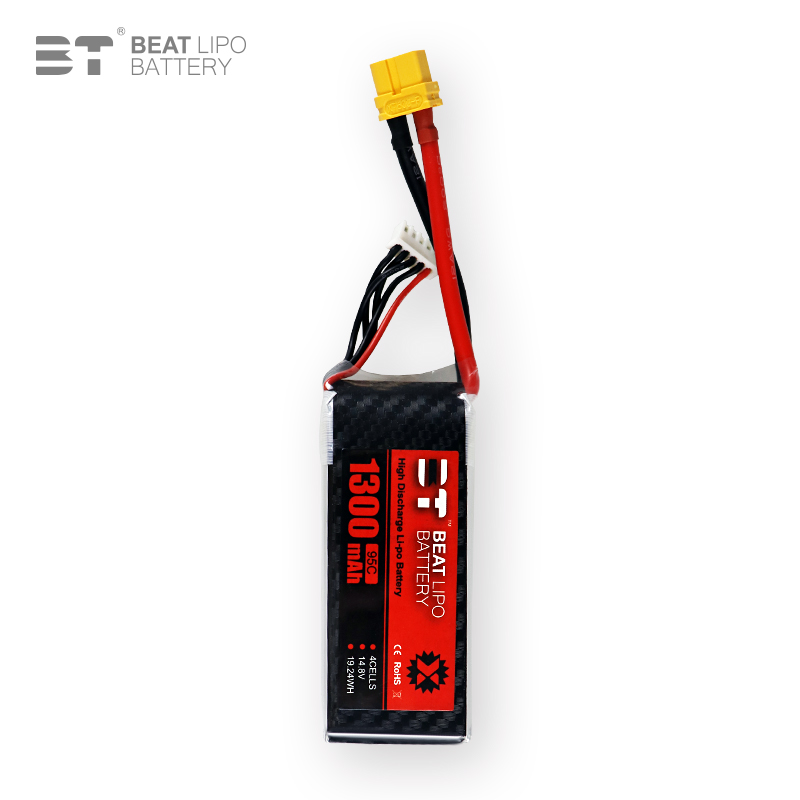 倍特电池X系列1300mAh/4S/14.8V/95C/FPV穿越机专用电池 - 图1