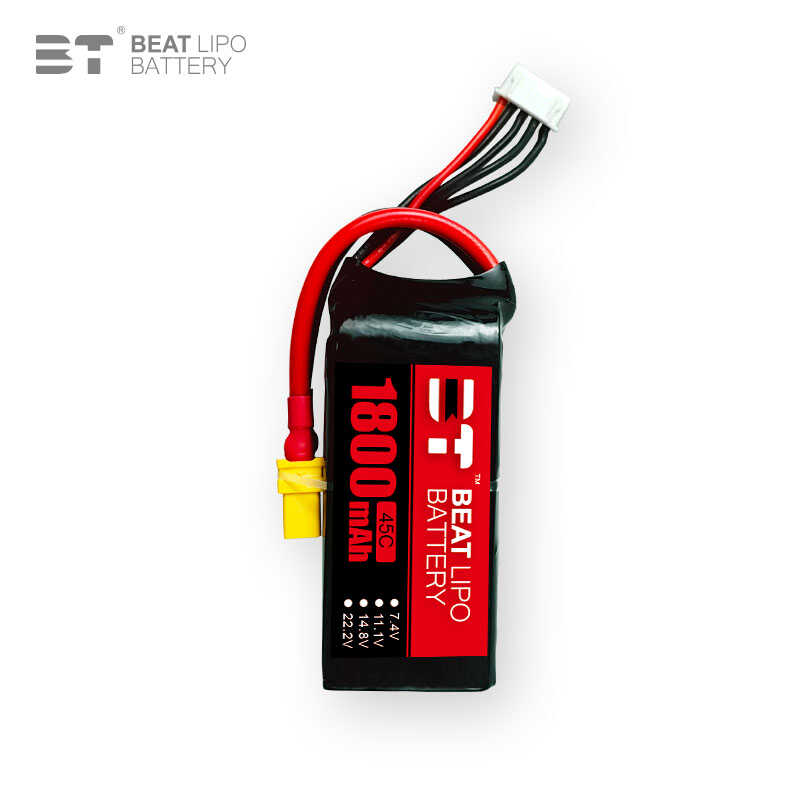 BT LIPO倍特电池1800mAh/2S-6S/7.4V-22.2V/45C/航模电池-图0