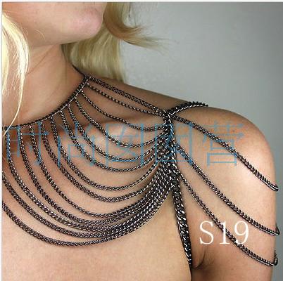 欧美身体链body chains 多款肩链shoulder chains 外贸热销肩链 - 图3