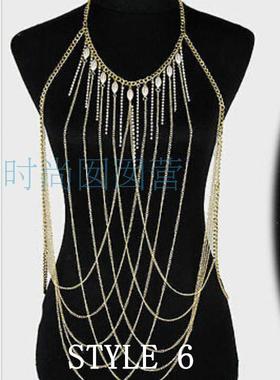 bodychain多款合金热销身体链