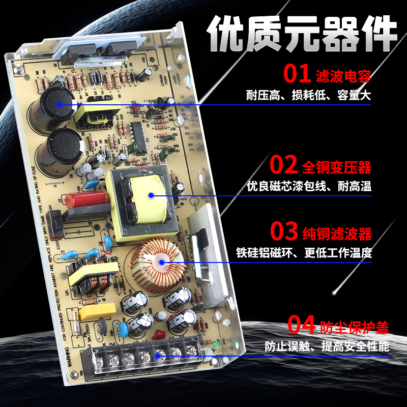 120W集中供电开关电源 S-120-12 12V10A 24V5A 15V18V36V48V - 图1