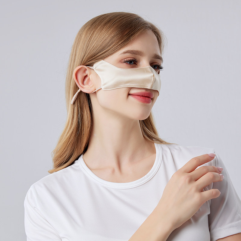 新款100%桑蚕丝防尘防花粉鼻子防护罩保暖防冷空气真丝鼻罩护鼻子,淘宝优惠券,粉丝福利购,淘宝优惠卷