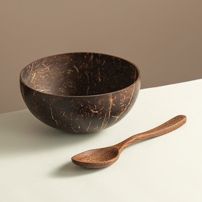 onlycook酸奶碗椰子碗木碗家用椰壳水果沙拉碗天然椰子壳碗燕麦碗,淘宝优惠券,粉丝福利购,淘宝优惠卷