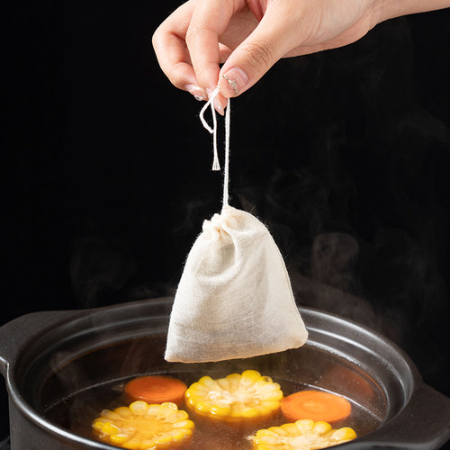 onlycook纯棉纱布袋煲汤调料袋料包袋调料包香料卤料袋中药煎药袋 - 图3