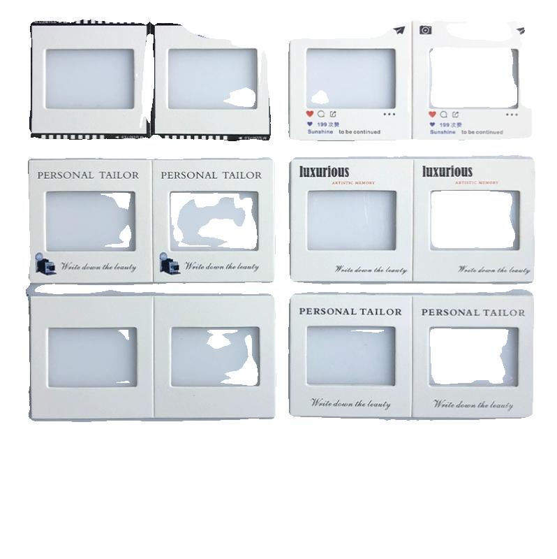 135反转片夹正负片底片胶质电影胶片幻灯片空夹纸质片框支持定制 - 图3