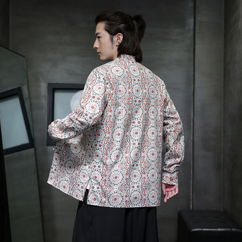 云南男装穿搭上衣西双版纳傣族服装传统民族服饰改良成人特色衣服,淘宝优惠券,粉丝福利购,淘宝优惠卷