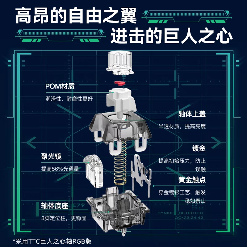 【新品首发】御斧XL98三模无线蓝牙机械键盘游戏电竞全键热插拔 - 图1