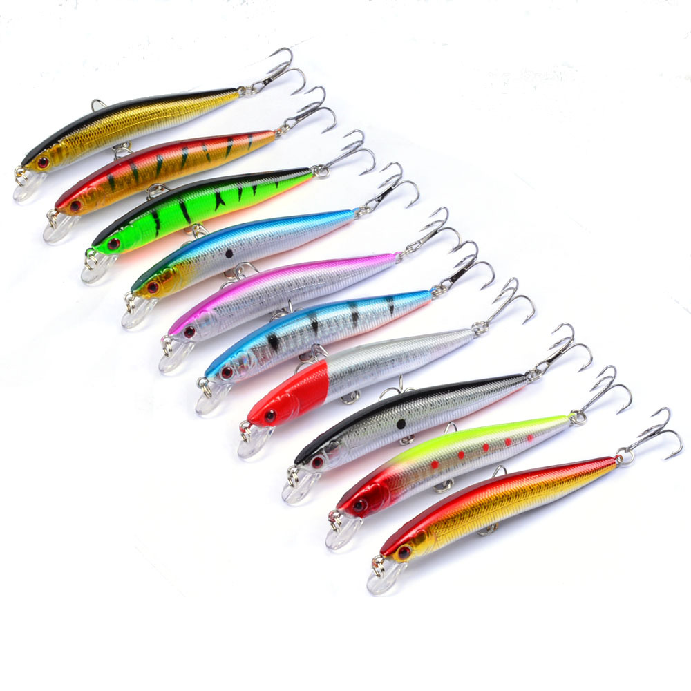 1PCS Minnow Fishing Lure 95mm 8g Floating Hard Bait Wobbler - 图3