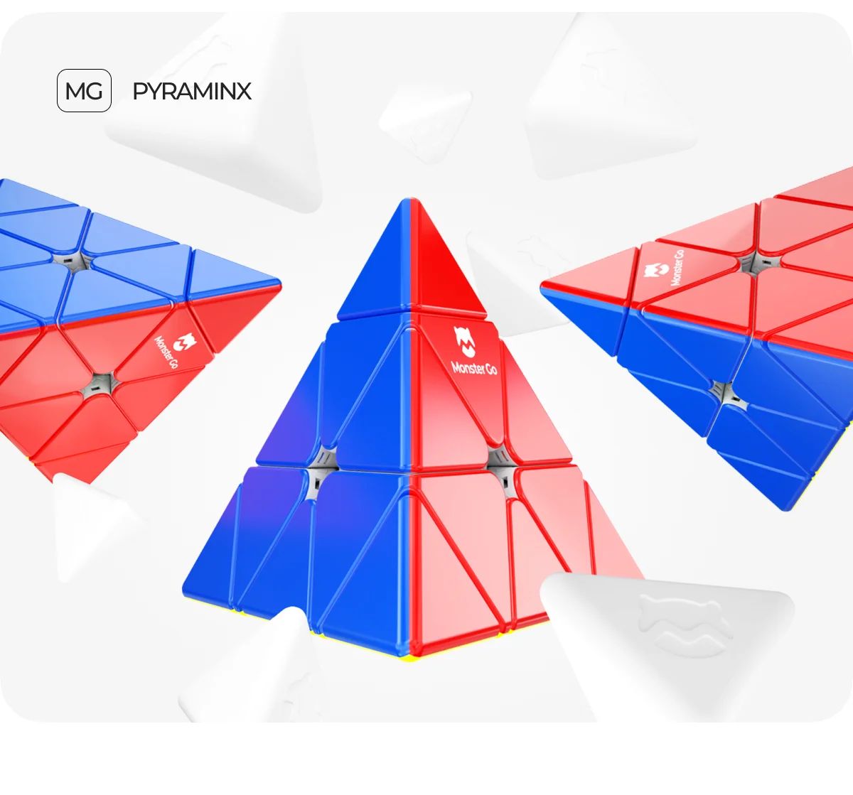 Monster Go Pyraminx  Enhanced Magic Speed Cube GAN Pyramid 3 - 图0