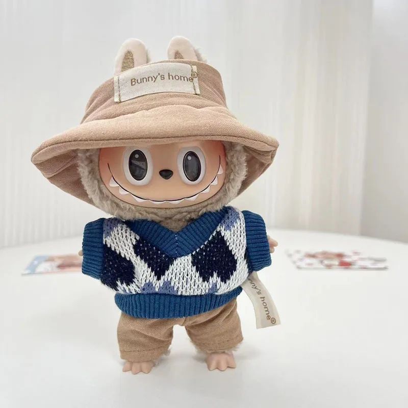 17cm Cute  Plush Doll'S Clothes Outfit Accessories For Korea - 图0