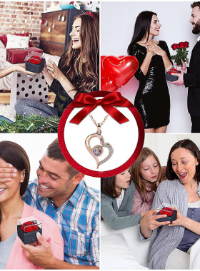 Christmas Gifts Unfade Flower Eternal Rose Jewelry Box with