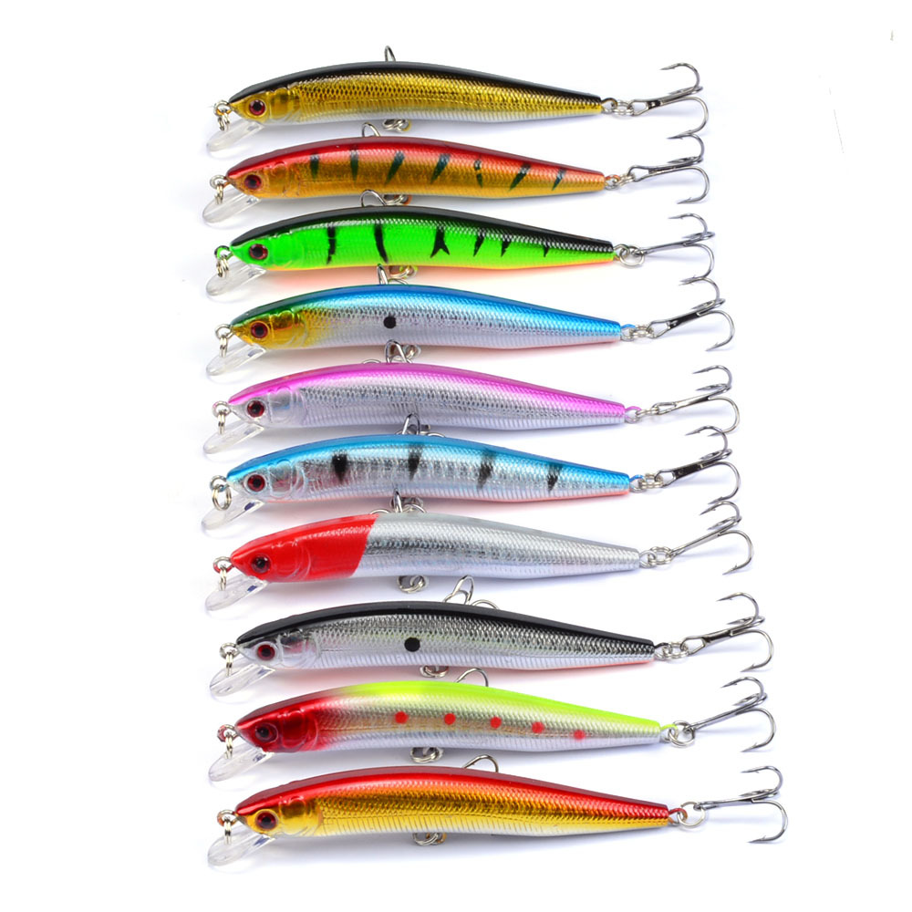 1PCS Minnow Fishing Lure 95mm 8g Floating Hard Bait Wobbler - 图2