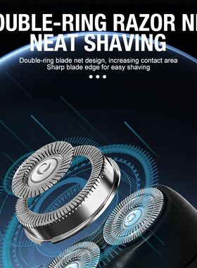Men's Electric Portable Shaver, Double Headed Shaver, Multi
