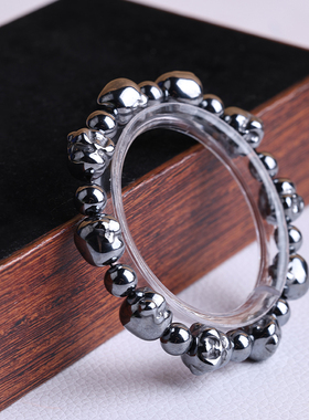 天然太赫兹钛硅石佛头手链