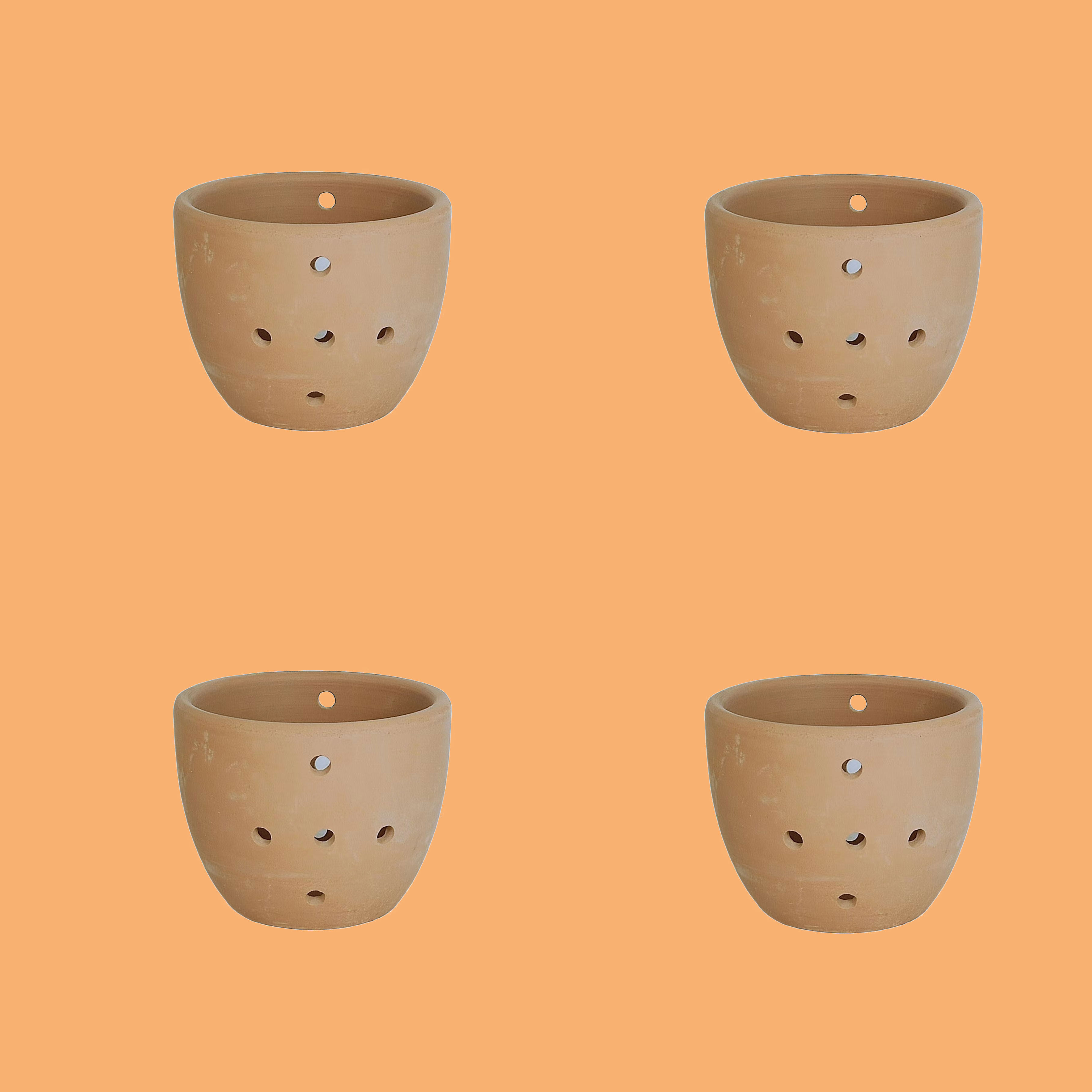 新款红陶挂盆多孔花盆蝴蝶兰花专用透气盆鱼缸造景海葵奶嘴躲避窝,淘宝优惠券,粉丝福利购,淘宝优惠卷