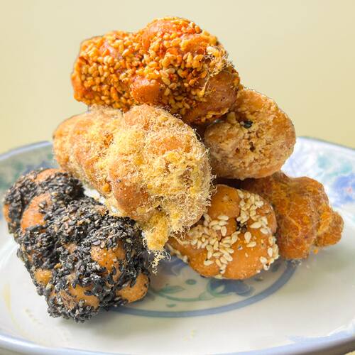 蓬安姚麻花非遗手工休闲零食南充特产老面发酵甜咸麻辣肉松麻花 - 图0