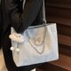 High-end single shoulder large bag women's 2026 new fashion hot style large capacity commuting and versatile work tote bag