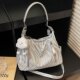 High-end shoulder bag, large-capacity commuter crossbody bag