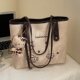 High-end versatile shoulder large bag for women 2026 new trendy fashionable casual simple large-capacity commuter tote bag
