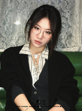 水钻领带项链蹦迪表演西装配饰潮