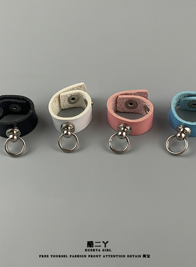 皮质朋克亚文化戒指食指环配饰