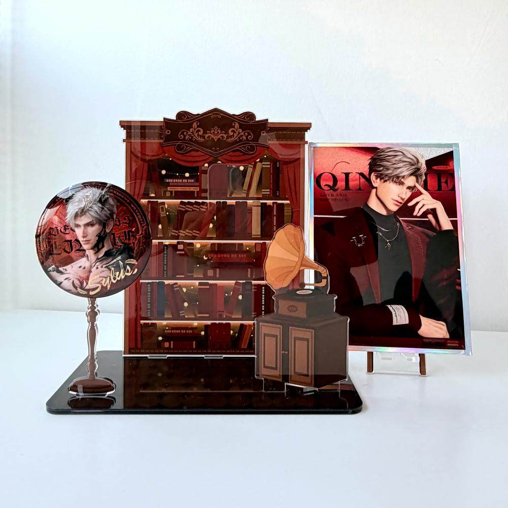 书房场景立牌吧唧小卡多功能谷美亚克力收纳展示架推活道具包邮,淘宝优惠券,粉丝福利购,淘宝优惠卷