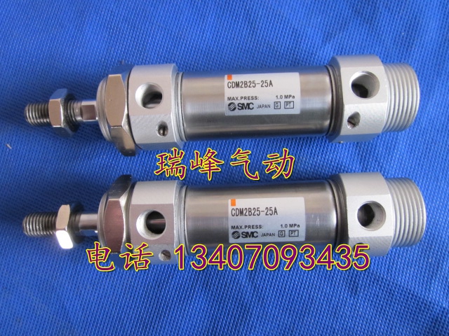 【全新SMC原装】 CM2B20/CDM2B20-25A/50A/75A/100A不锈钢迷你缸-图2