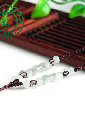 diy手工编织宝瓶挂件绳玉器吊坠