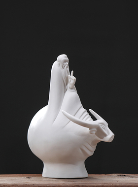 客厅老子出关紫气东来人物装饰