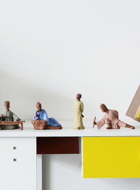 紫砂禅意客厅书房盆景手工制作