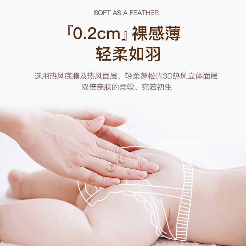 miffy米菲云吸畅爽纸尿裤全码66片夏轻薄云柔透气防漏婴儿尿不湿