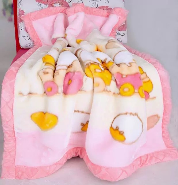 儿童婴儿小毛毯新生儿双层加厚宝宝拉舍尔绒幼儿园午睡膝盖毯秋冬,淘宝优惠券,粉丝福利购,淘宝优惠卷