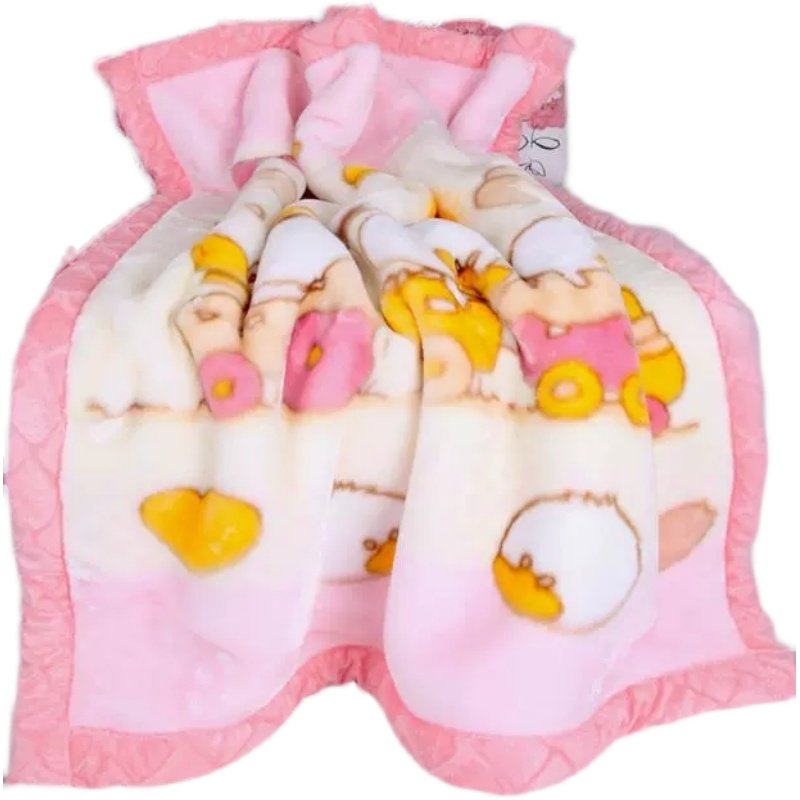 儿童婴儿小毛毯新生儿双层加厚宝宝拉舍尔绒幼儿园午睡膝盖毯秋冬,淘宝优惠券,粉丝福利购,淘宝优惠卷