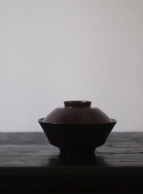 「97 Crafts」日本 塗師 中野知昭 漆盖碗盖付