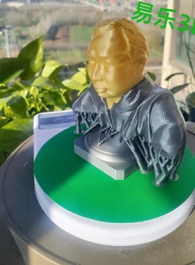 AI制造照片发送生成雕塑半身像纪念怀念战友情定制双色白模单色