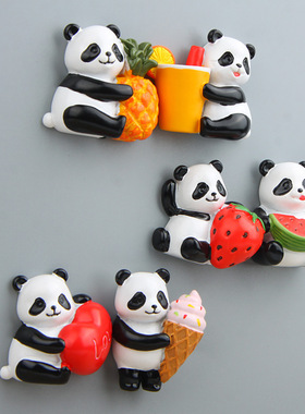 萌宠风水果磁铁卡通立体冰箱贴