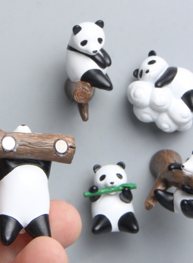 多造型熊猫other树脂装饰冰箱贴