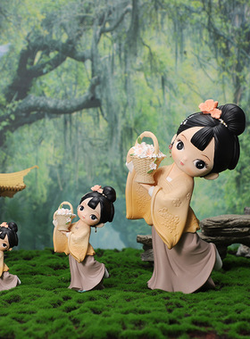 摆件电视柜古装树脂宫廷风